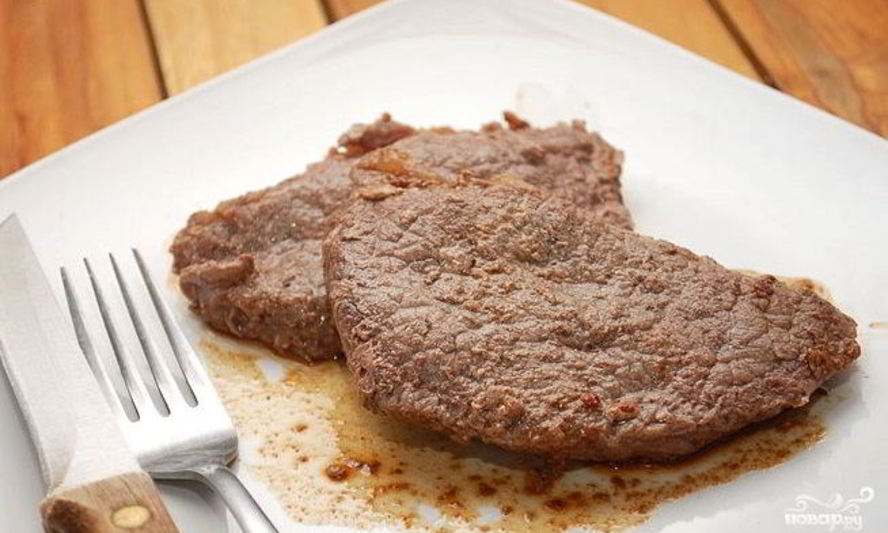 Рецепт стейка из говядины жареный