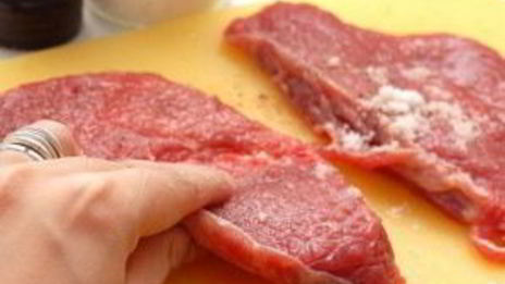 стейк из говядины жареный