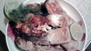 Стейк из лосося