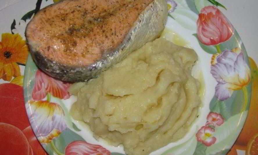 Рецепт стейка из семги в мультиварке