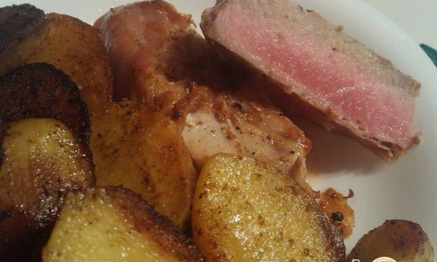 Рецепт стейка из тунца с прошутто