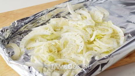 стейк лосося в духовке