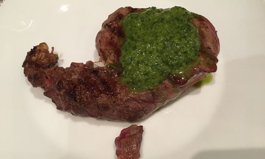 Рецепт стейка рибай с соусом чимичурри