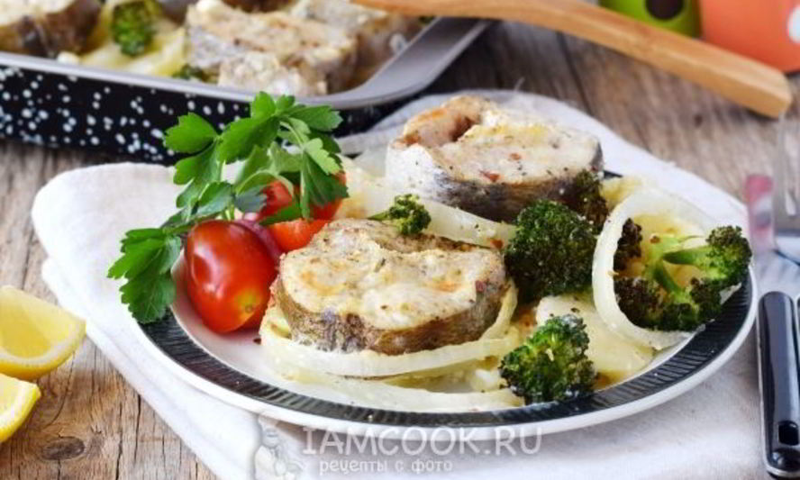 Рецепт стейка трески в духовке