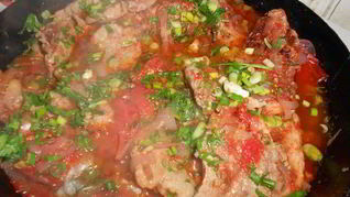 Свиные стейки в восточном стиле