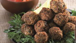 Греческие тефтели с кабачками