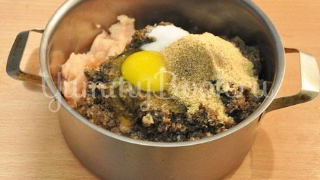 куриные тефтели с грибами