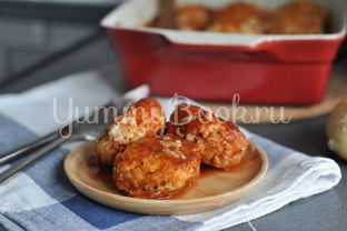 Куриные тефтели в томатном соусе