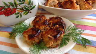 Нежные тефтели в духовке
