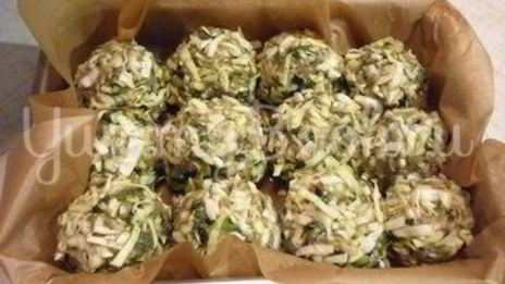 простые капустные тефтельки