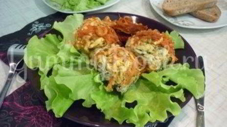 простые капустные тефтельки