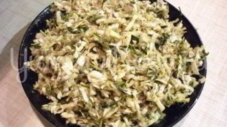 простые капустные тефтельки