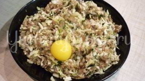 простые капустные тефтельки