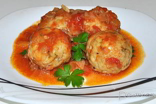 Рыбные тефтели в томатном соусе