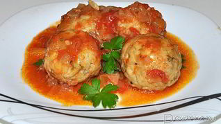 Рыбные тефтели в томатном соусе