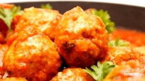 тефтели с подливкой на сковороде