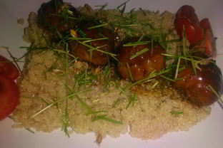 Тефтели терияки с киноа