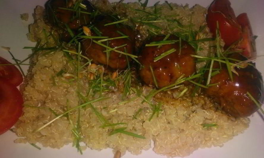 Рецепт тефтелей терияки с киноа