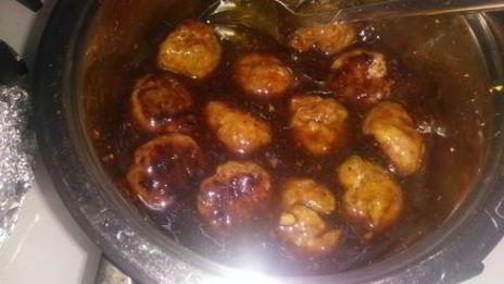 тефтели терияки с киноа