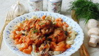 Тефтели в грибном соусе