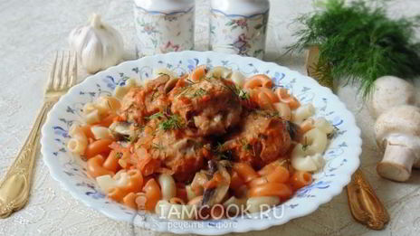 тефтели в грибном соусе