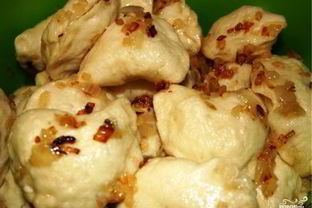 Дрожжевые вареники на пару