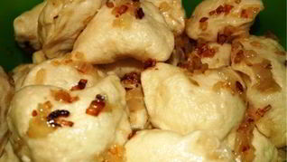 Дрожжевые вареники на пару