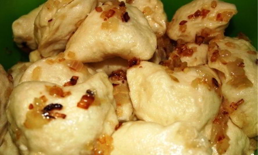 Рецепт дрожжевых вареников на пару