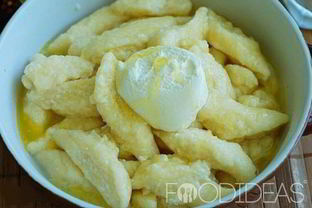 Ленивые вареники на кефире