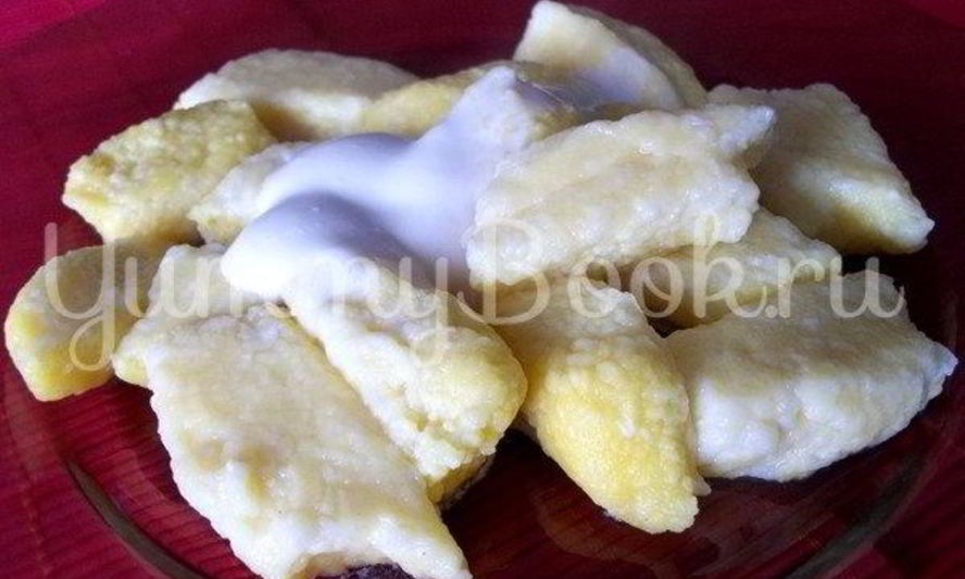 Рецепт ленивых вареников с бананом