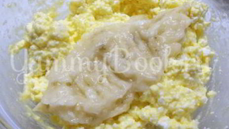 ленивые вареники с бананом