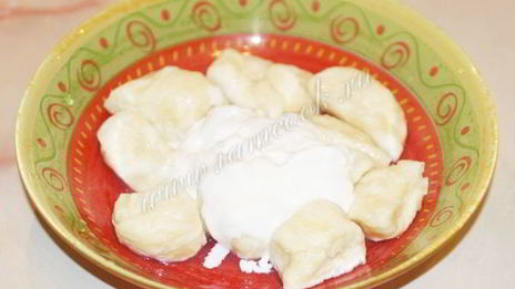 ленивые вареники с творогом для детей