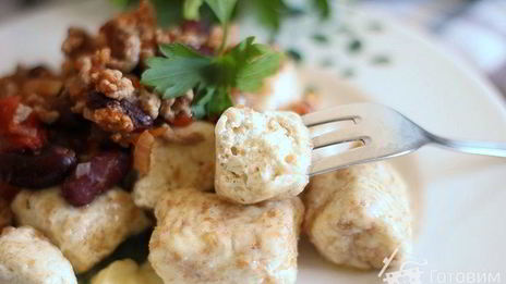 нежные ленивые вареники с отрубями