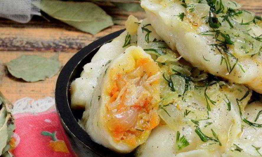 Рецепт постных вареников с капустой