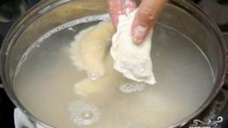 постные вареники с капустой