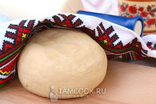 Тесто для вареников на сметане