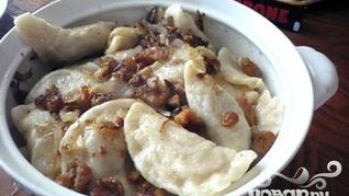 Вареники картофельные на кефире