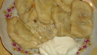 Вареники картофельные с грибами