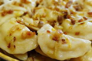 Вареники на кефире с картошкой