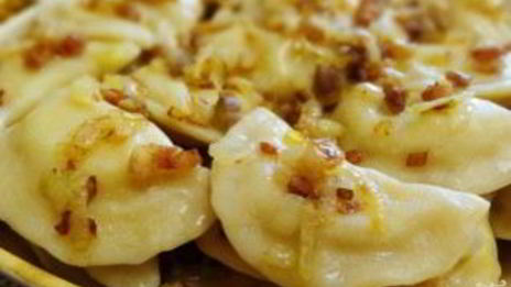 вареники на кефире с картошкой