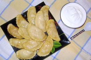 Вареники на кефире