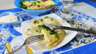 Вареники на пару в пароварке