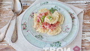 Вареники на пару