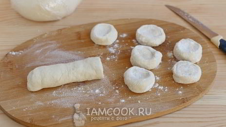 вареники на воде со свежей малиной