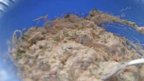 вареники с форелью и рикоттой