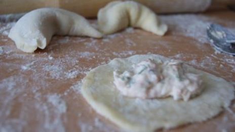 вареники с форелью и рикоттой