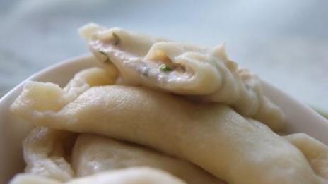 вареники с форелью и рикоттой