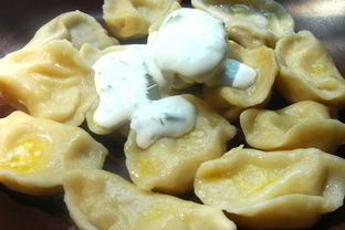 Вареники с груздями