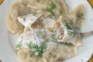 Вареники с капустой и мясом