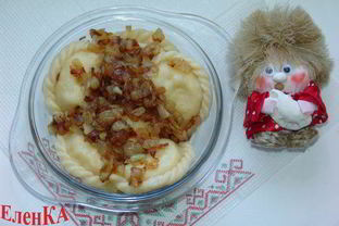 Вареники с картофелем и грибами